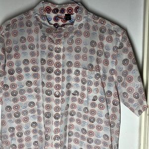 Mens Marvel button down shirt